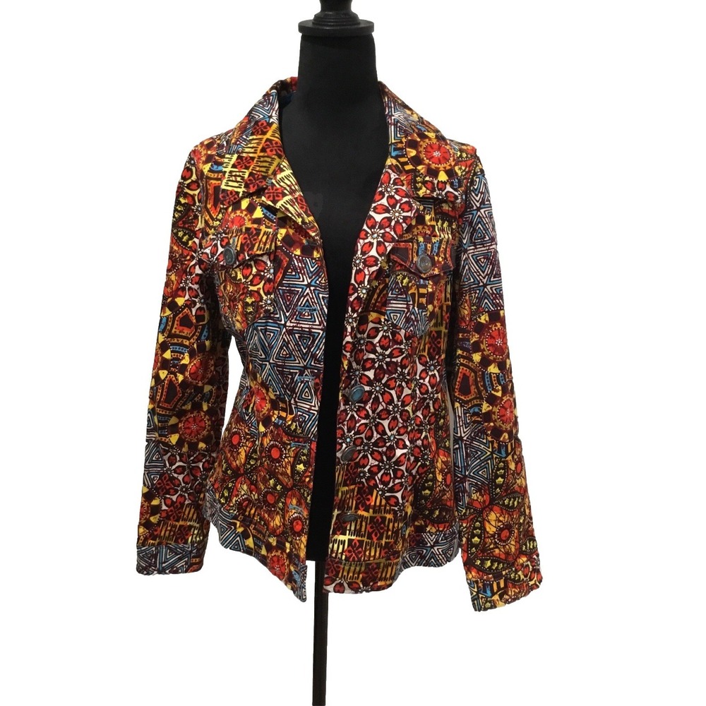 Peck And  Peck Bright psychedelic Bold jacket medium